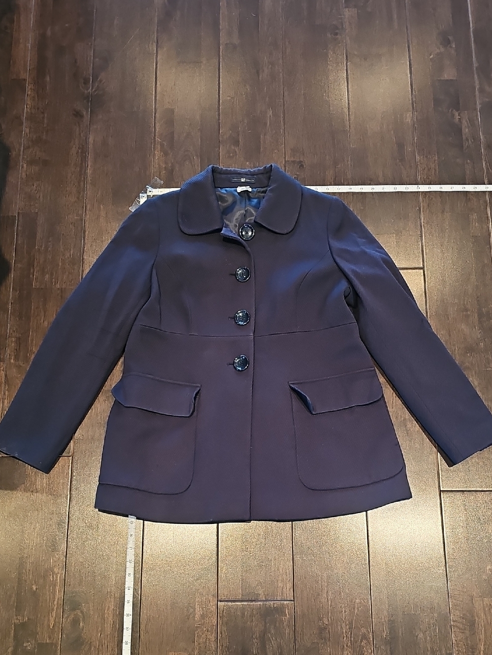 Classic Navy Women's Peacoat Jacket
